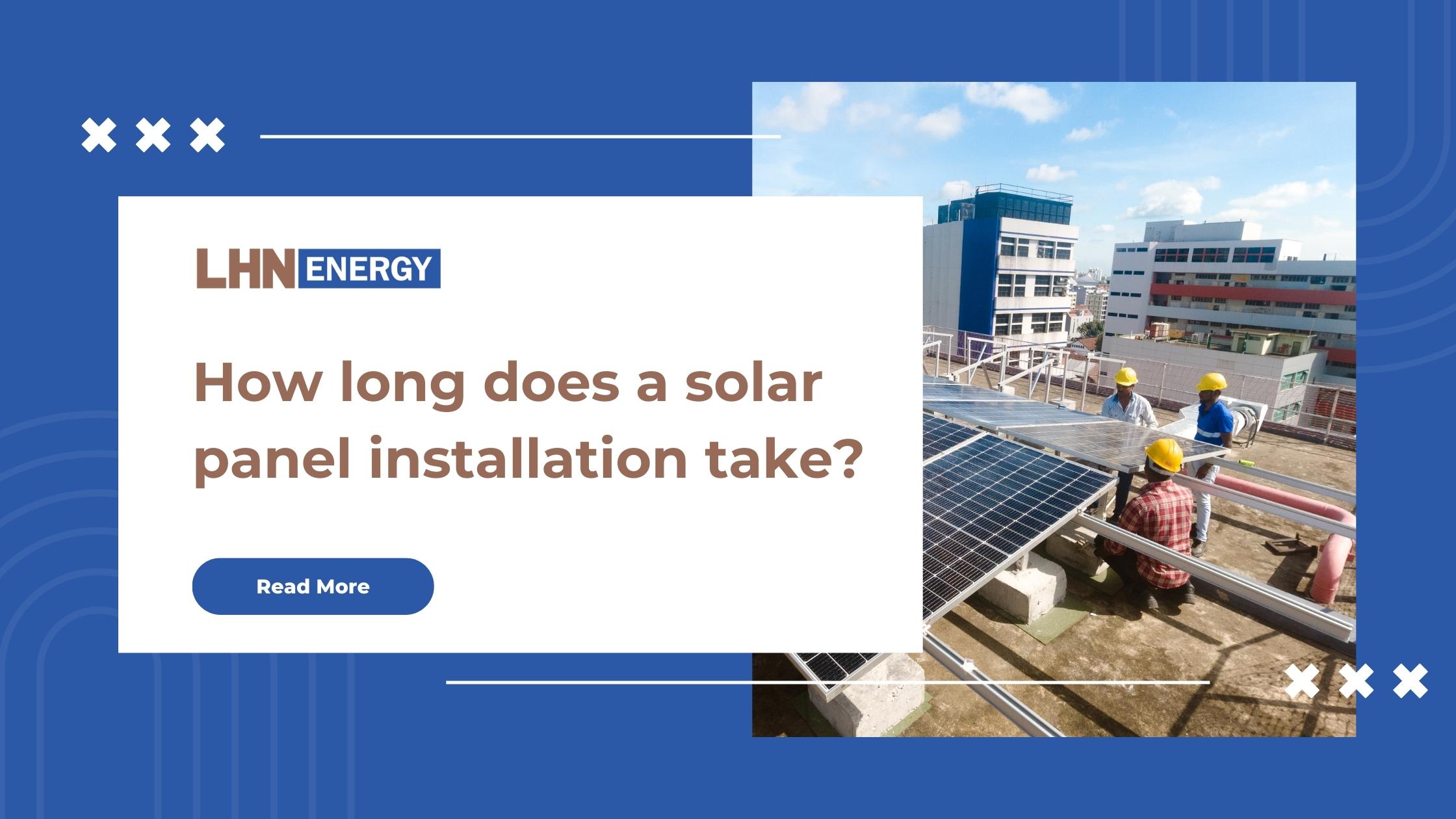 Person reading solar panel installation information.