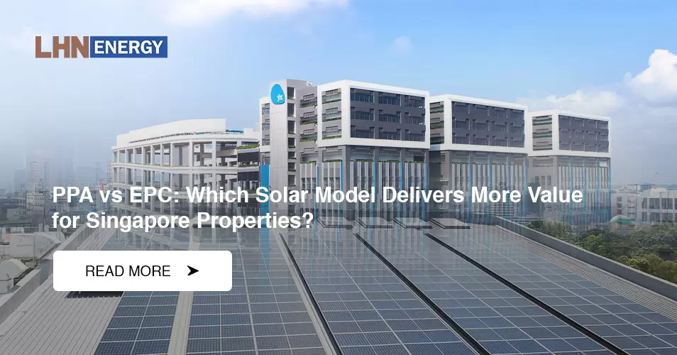 Solar panels installed on a Singapore property rooftop.