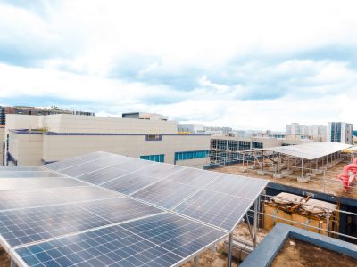 Overview of Solar Panels at 71 Geylang